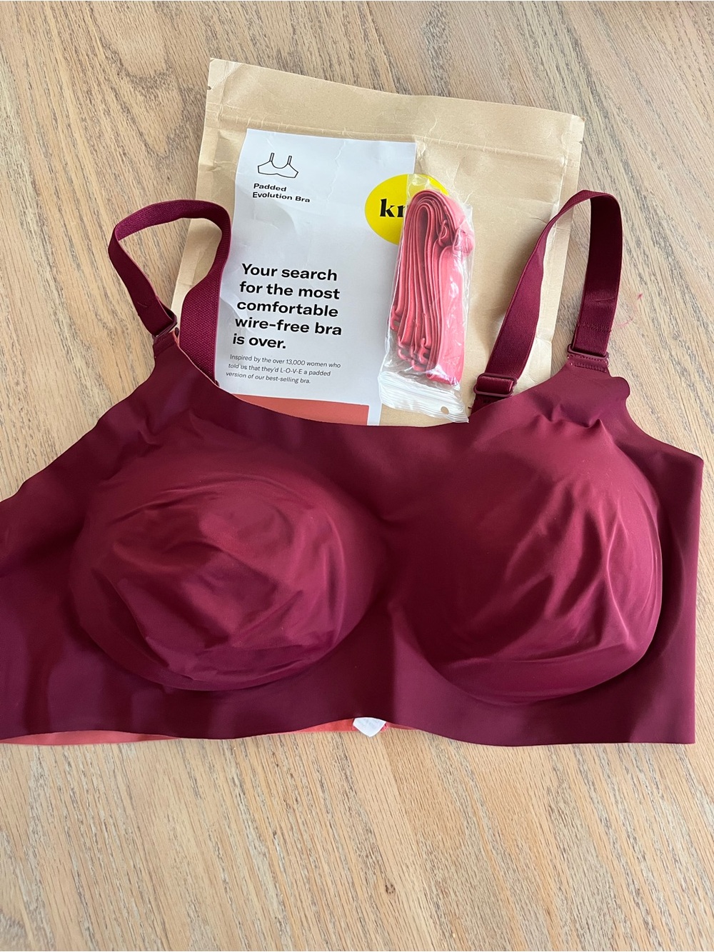 Knix Padded Reversible Seamless Bra